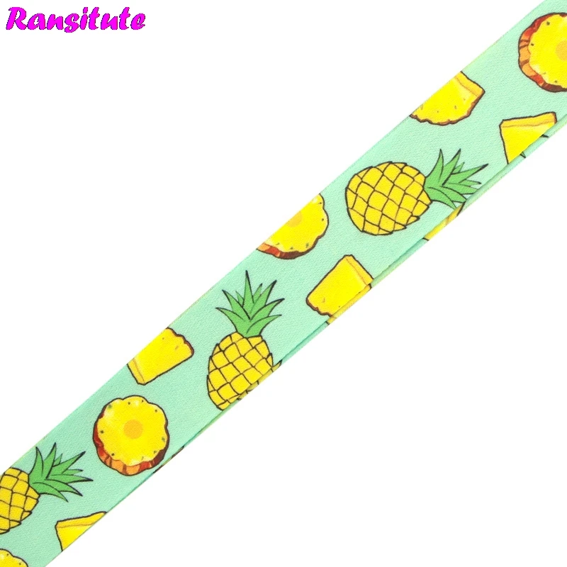 Фрукты серии ананас талреп Ключ ID карты мобильный телефон ремень DIY шейный