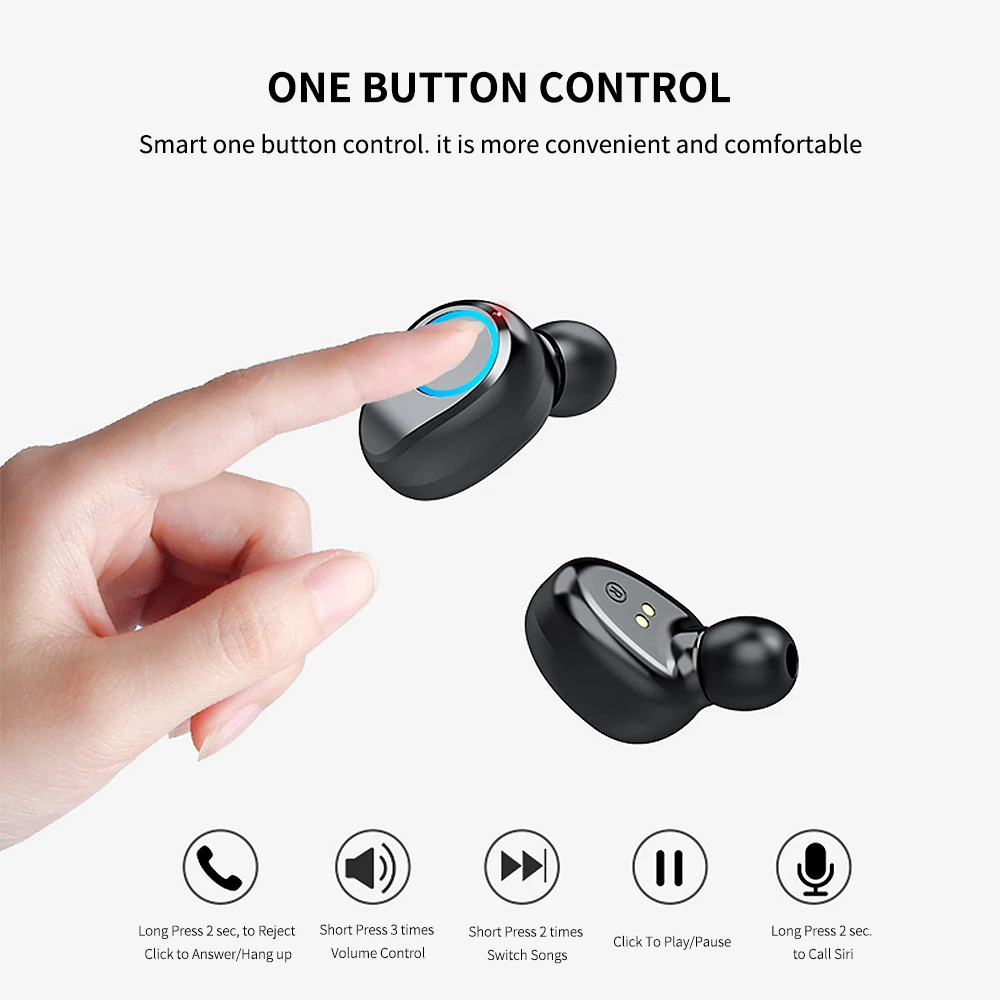 FBYEG TWS F9 настоящие стерео беспроводные Bluetooth наушники HIFI HD Спортивная гарнитура наушники с микрофоном для телефона