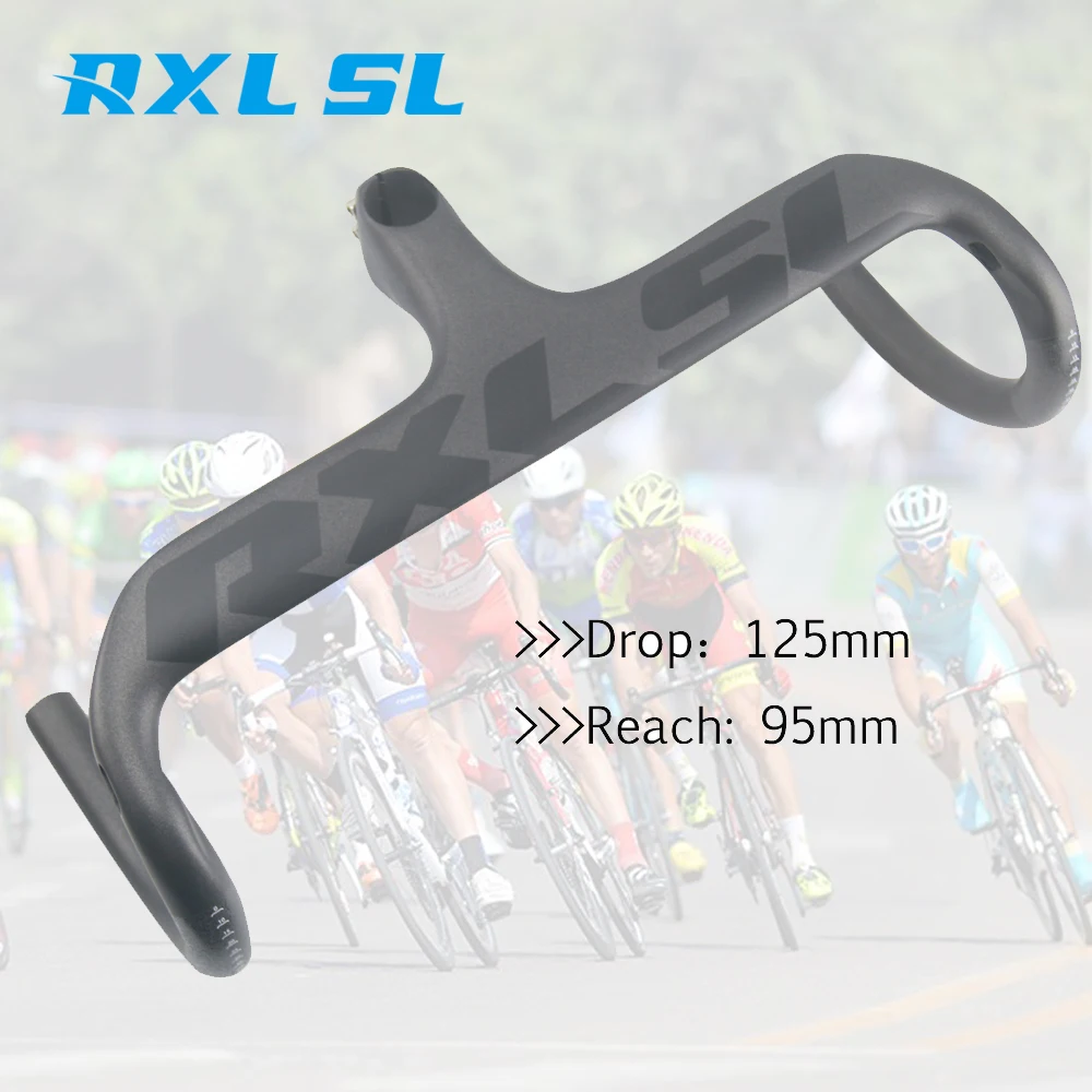 УГЛЕРОДНЫЙ руль для дорожного велосипеда RXL SL встроенный Руль 28 6 мм черный UD
