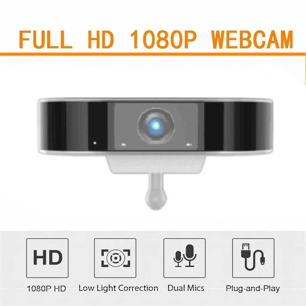 

1080P HD видео Con-ference Beauty Live USB микрофон камера видео вызов камера для Youtube Live Online образование видео знакомства