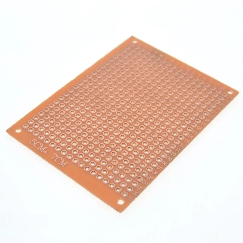 Плата WAVGAT 5*7 PCB 5x7 5 см 7 DIY Прототип бумага универсальная плата желтая 10 шт. |