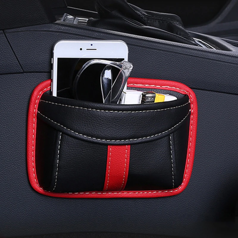 Автомобильная сумка для хранения из искусственной кожи 9 цветов органайзер