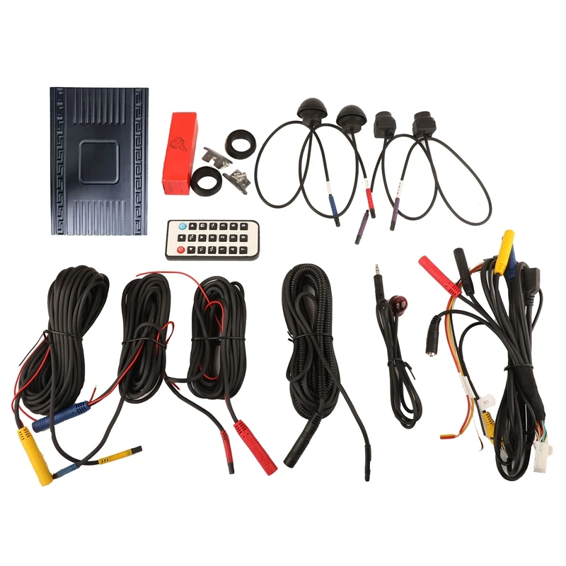 

Car 360°1080P HD Car Bird View Parking Panoramic System DVR Seamless Recording Rearview Camera + 4 Camera Kit