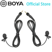 boya lapel lavalier microphone for by wm6 by wm8 wireless microphone system and sennhaiser wireless mic