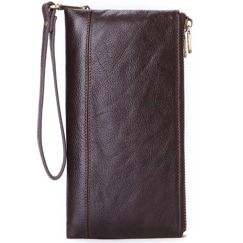 Leather Men's Bag Wallet Men's Wallet Long PU Men's Wallet Genuine Leather Cowhide Short Men's Wallet Genuine Leather