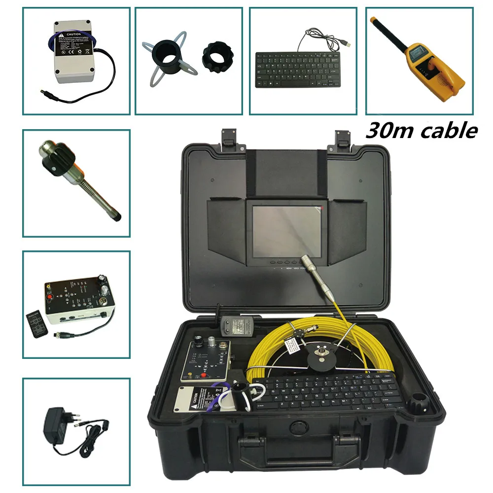 29 мм самонивелирующийся трубопровод для инспекции камеры канализационная