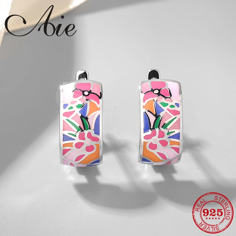 Модный тренд из стерлингового серебра 925 пробы DIY роскошные розовые цветочные