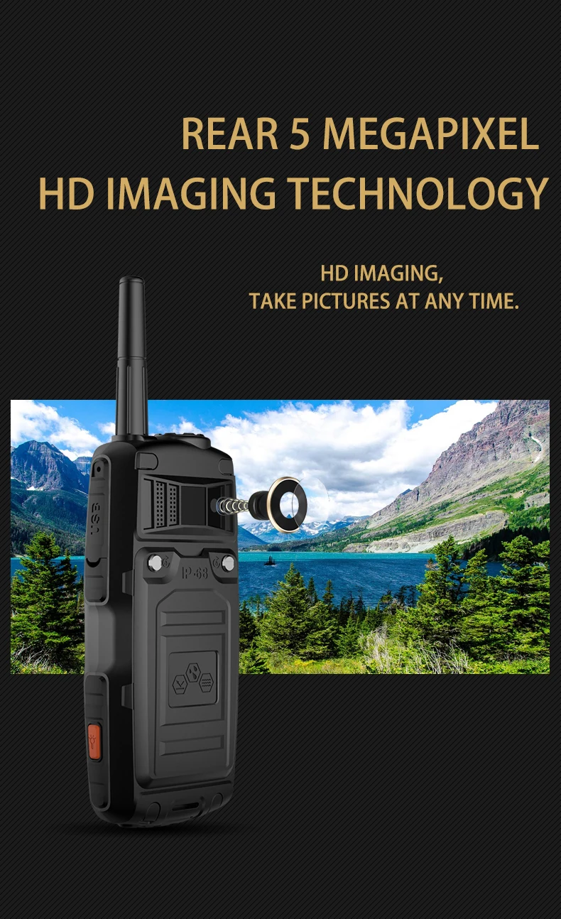 3g Wcdma Защищенный телефон Android с UHF 2W домофон PTT
