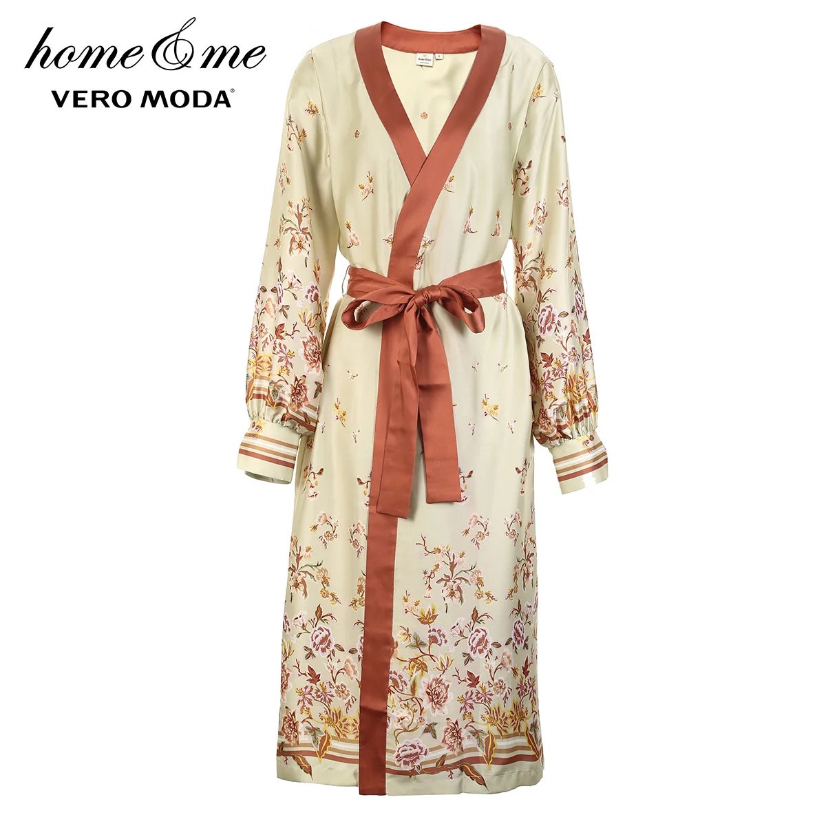 

Vero Moda Women's Floral Trims Assorted Colors Balloon Sleeves Night Robe | 3191R1501