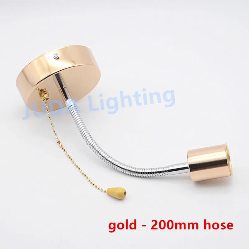 Потолочный навес в виде Розы с вытяжным переключателем на молнии и шлангом E27