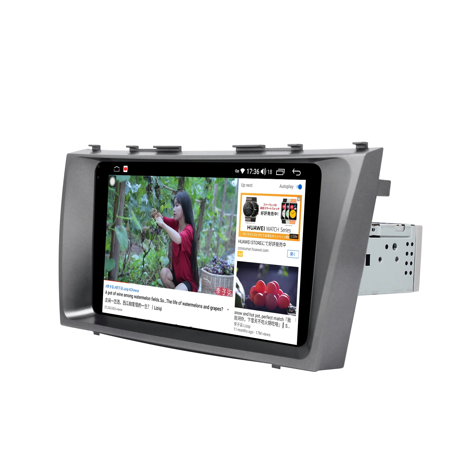 구매 JOYING-오토라디오 1Din 안드로이드 10 자동차 라디오 스테레오 헤드 유닛, 도요타 캠리 2007 2011 무선 카플레이 안드로이드 자동 DVR OBD2 4G