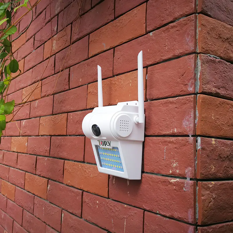 

Doorbell Alarm Wifi Camera Yard LED Lamp Camera IP66 Waterproof Wall Lamp Street Light Camera With Night Vision