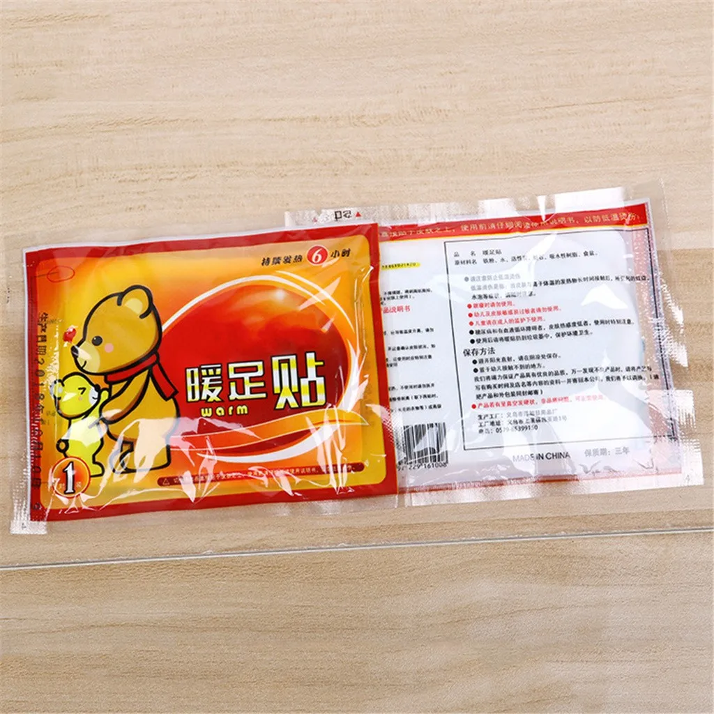 Body Winter Two-Piece Warmer Stick Lasting Heat Patch Keep Hand Feet Foot Warm Paste Pads Stickers Continuously | Спорт и