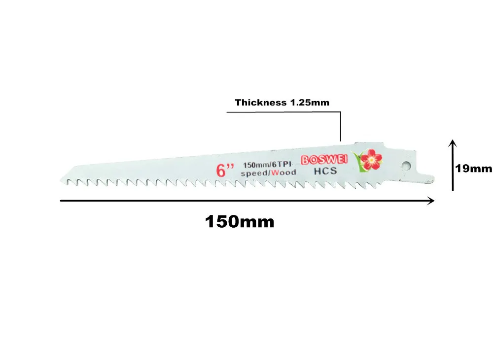 10 шт. сабельная пила 6 ''/150 мм джиг пилы для резки древесины