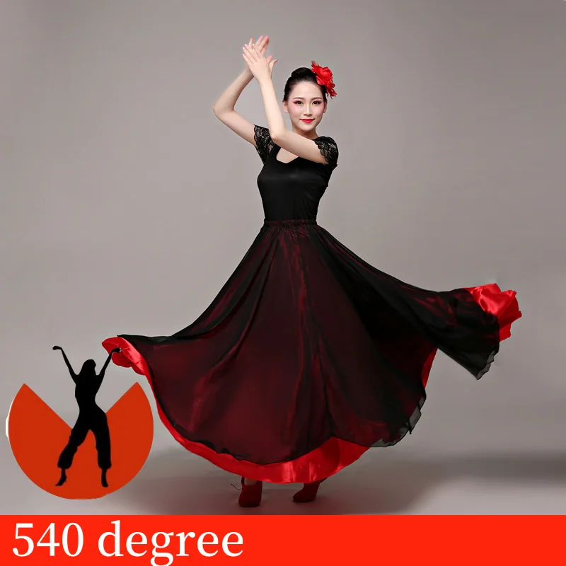 style 8 540 Женские танцевальные костюмы фламенко испанское платье Фламенго танцовщица одежда для бальных танцев Одежда для танцоров для выступлений SL1442 - Цвет: style 8 540