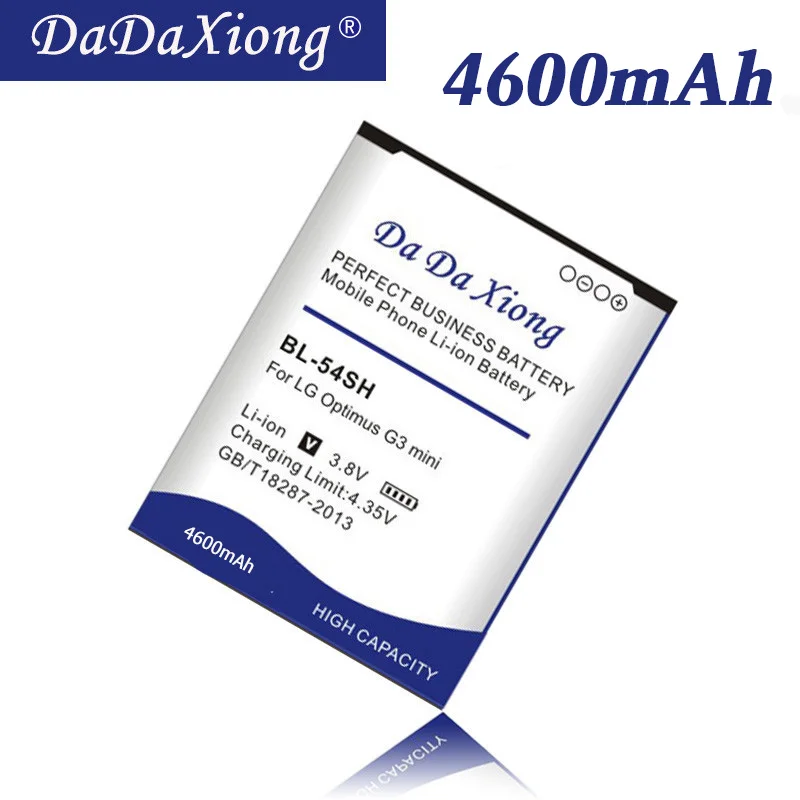 4600 мА/ч BL 54SH батарея для LG Optimus G3 мини G2 D725 D722 D728 D729 F300 L80 F7 F260 D373 US780 P698 F320 g3s