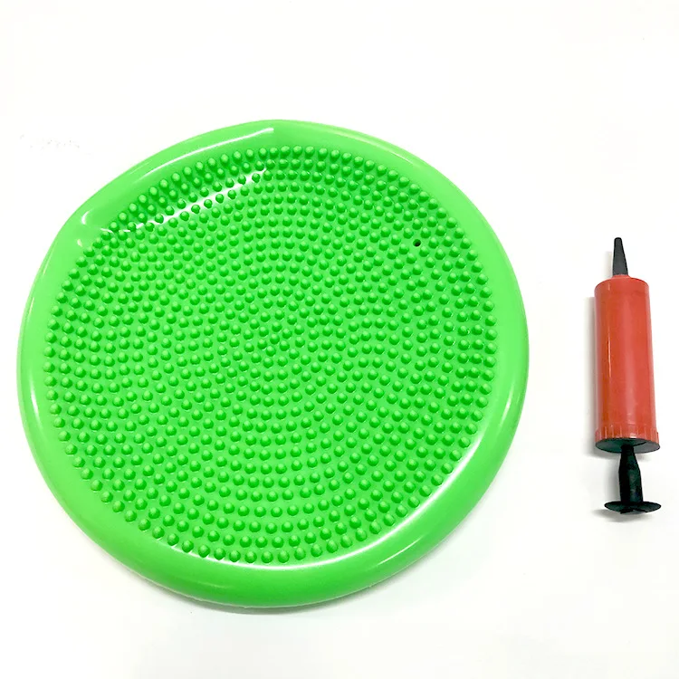 Yoga Circle Meditation Anti Stress Ball Massage Cushion Balance Pad with Inflatable Cylinder Большое оборудование для