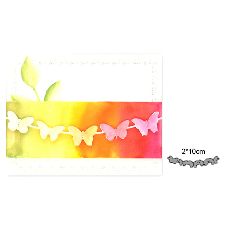 

Craft Butterfly Banner Metal Cutting Dies Cut Die Mold Decoration Scrapbook Paper Craft Knife Mould Blade Punch Stencils Dies