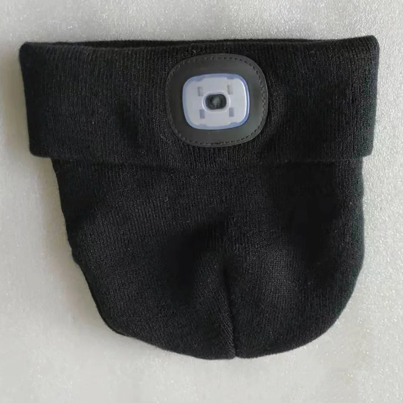 Светодиодный шапка USB Перезаряжаемые вязаная с светильник для приготовления