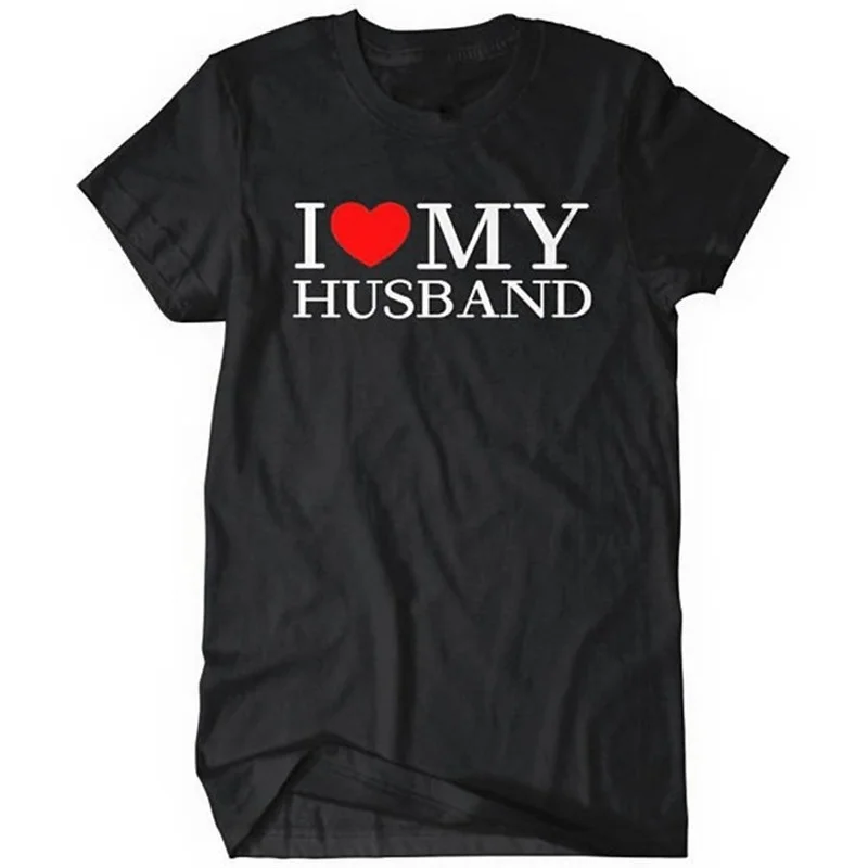 

King Queen Couples T Shirt Wife Husband Print Couple Tshirt Summer Fashion Woman T-shirt Casual O-Neck Tops Lovers Tee Shirt