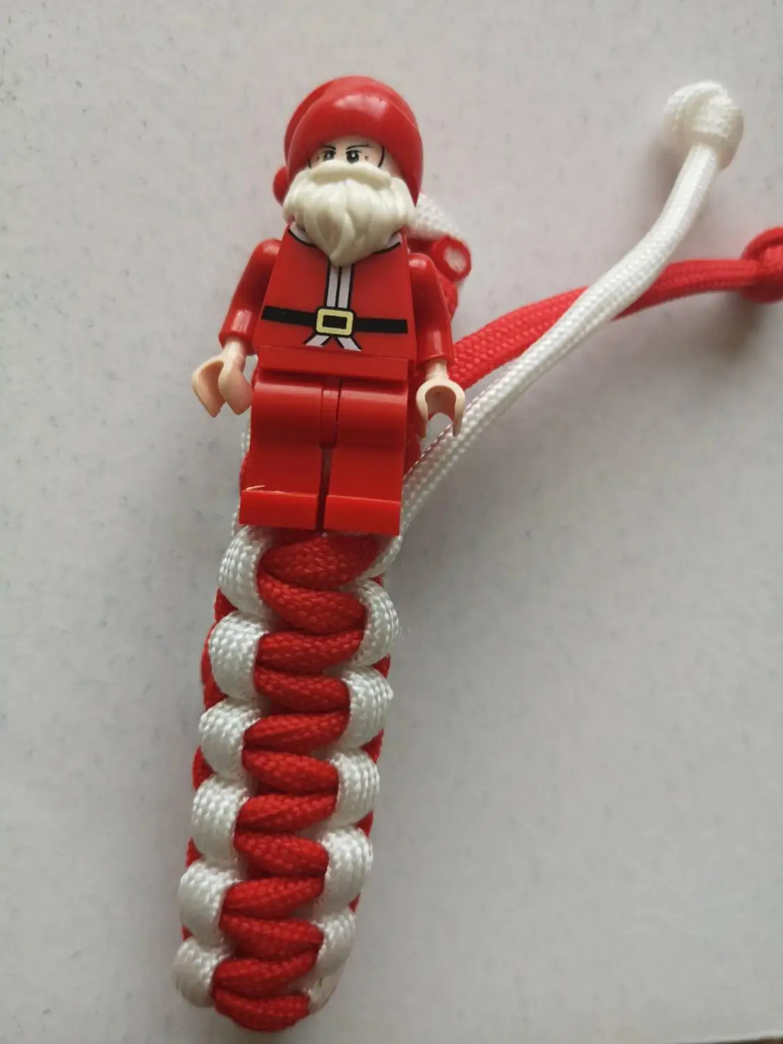 santa Buzz Lightyear Paracord браслет для детей супергерой Железный человек розовый Бэтмен Дарт Вейдер кролик Единорог строительные блоки кирпичи игрушки - Metal Color: santa