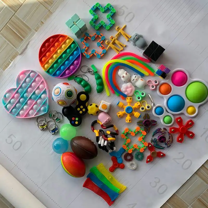 

Игрушки-антистресс, набор эластичных струн-это, подарочная упаковка, сжимаемые игрушки для взрослых и детей, снятие стресса