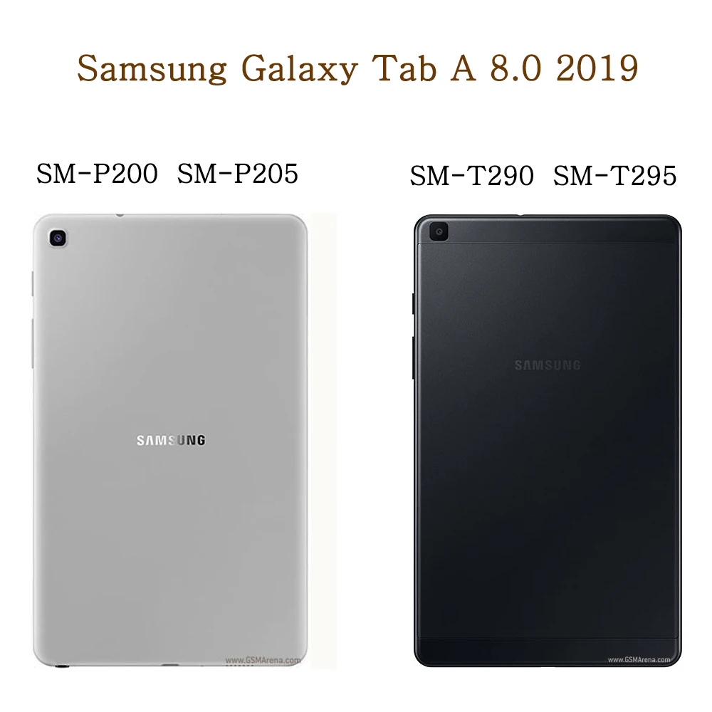 Funda Samsung Galaxy Tab A 8.0 2019 SM-P200 SM-P205 SM-T290 SM-T295 case for Tab A 8 P200 P205 T290 T295 flip cover stand capa images - 6