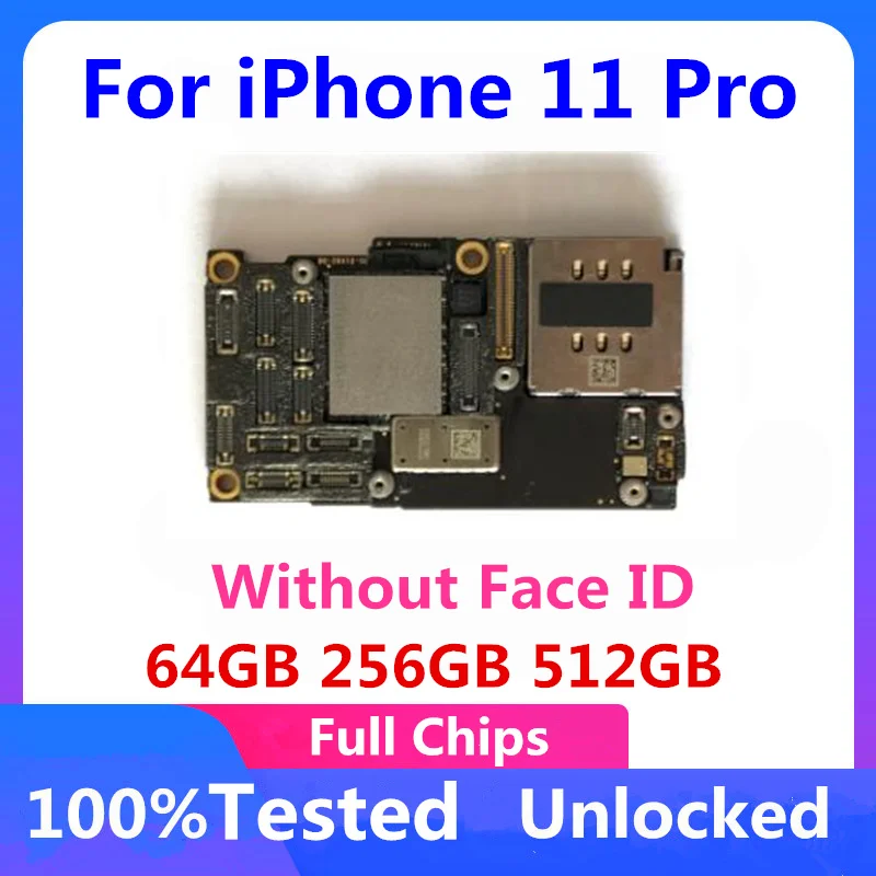 Разблокированная материнская плата Clean iCloud для iPhone 11 Pro Max 100% оригинальная с
