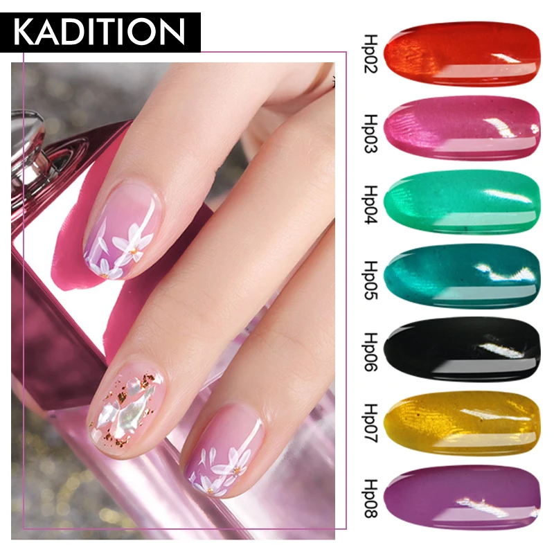 KADITION гелевый гель для ногтей светодиодный эмаль Полупостоянный стеклянные