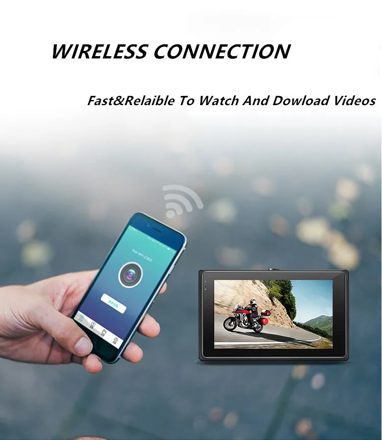 VSYSTO 3 0 ''металлический корпус 1080P + Двойная камера WiFi Ночная звезда мотоцикл DVR