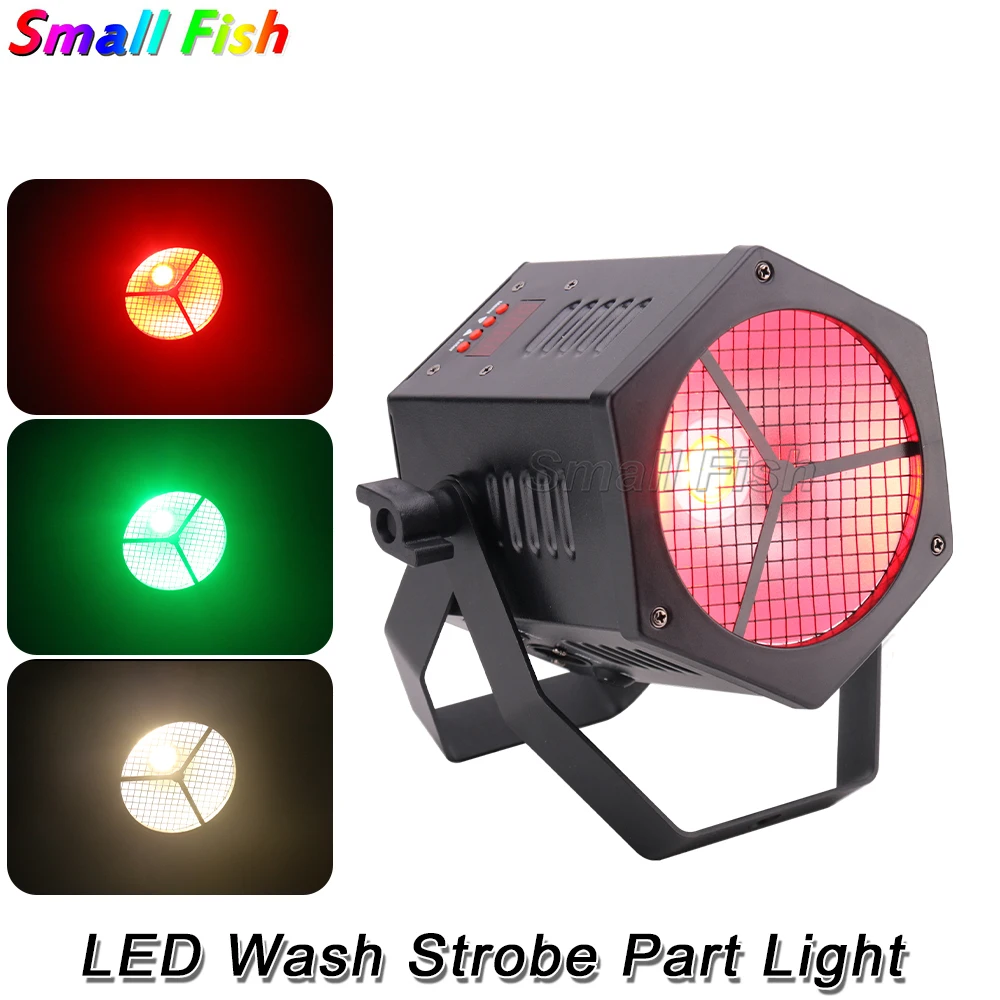 

40W COB-RGB+WW LED Beam Wash Strobe 3in1 Par Light DMX512 Stage DJ Disco Wash Effect Light For led Music Party Wedding Bar