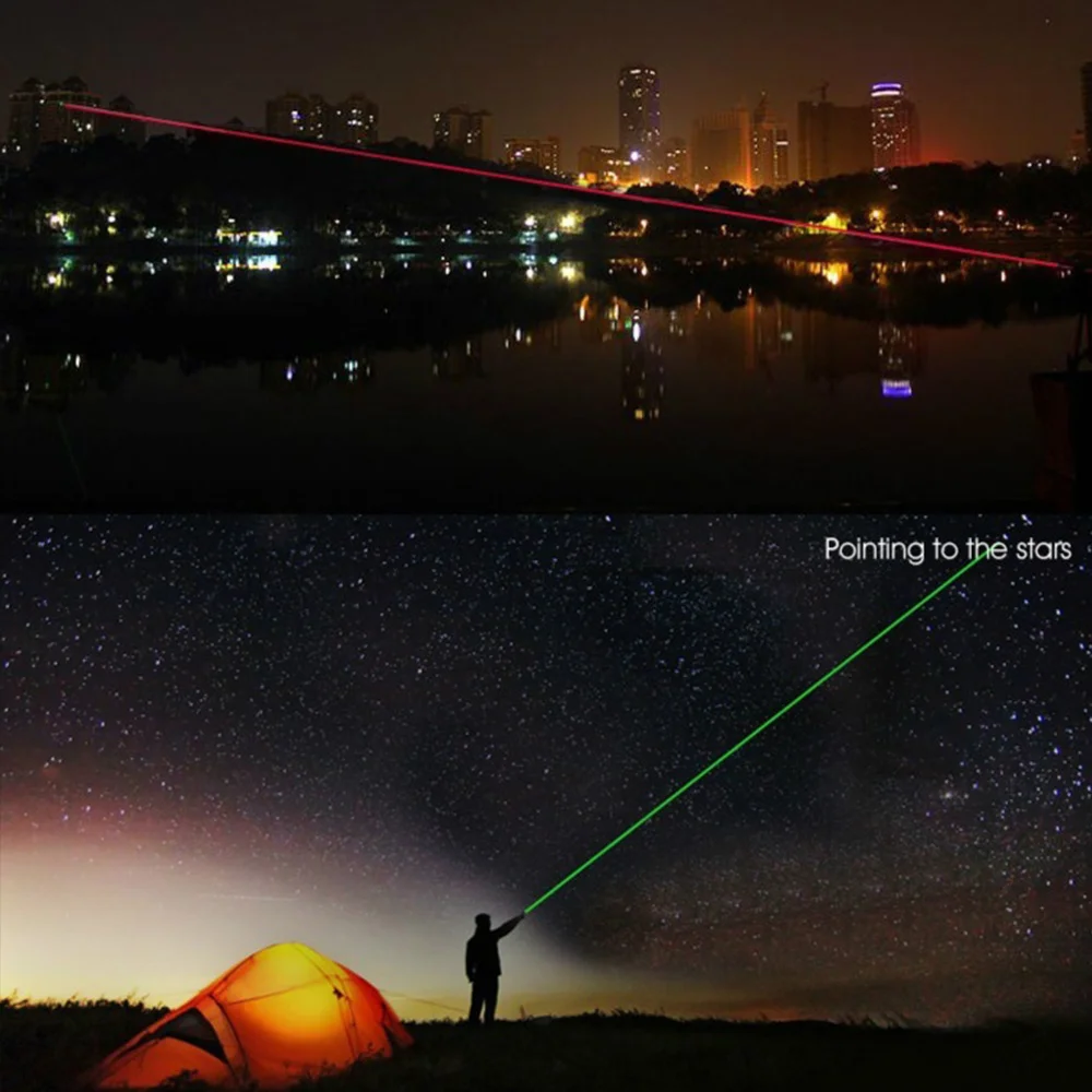 Лазерная указка ручка 5 мВт Мощный лазерный световой указатель красный зеленый