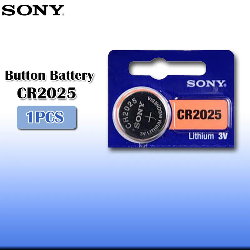1 шт./лот sony CR2025 3 в оригинальная литиевая батарея для часов с пультом дистанционного управления калькулятор CR2025 2025 кнопочные батарейки для монет