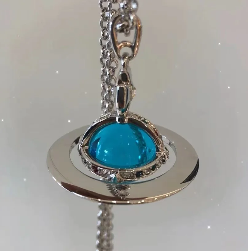 Модное ожерелье из хрустального стекла с бусинами для женщин аниме-фигурка