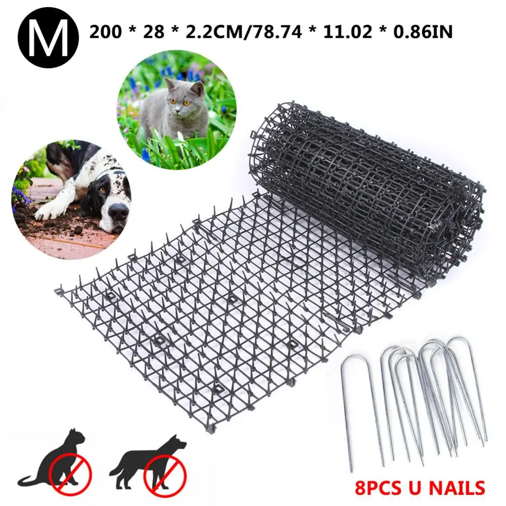 

Anti-cat Thorn Mat to Prevent Stepping Garden Balcony Cat Restricted Area Pad Drive Cats Artifact Cat Supplies 3 Sizes C42