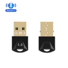 Мини Usb bluetooth совместимый адаптер 5,0 для ПК портативный беспроводной аудио адаптер аудио модуль приемник передатчик