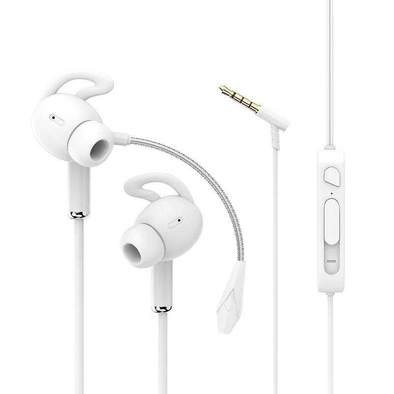 

AKP9 3.5mm Wired Gaming Headphones Headset, With Dual Mic In-Ear Earphones For Xiaomi Huawei Phone PC PUBG Game