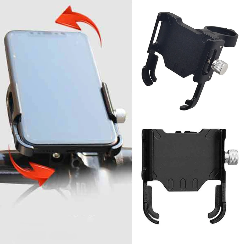 

Aluminum Alloy Mobile Phone Holder Can Rotate 360 Degrees Motorcycle/bike Mobile Phone Holder GPS Holder For IPhone 11 12 Pro