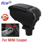 Для MINI Cooper R50 R52 R53 R56 R57 R58 F55 F56 F57 Countryman R60 F60 центральный подлокотник коробка для хранения аксессуары для модификации