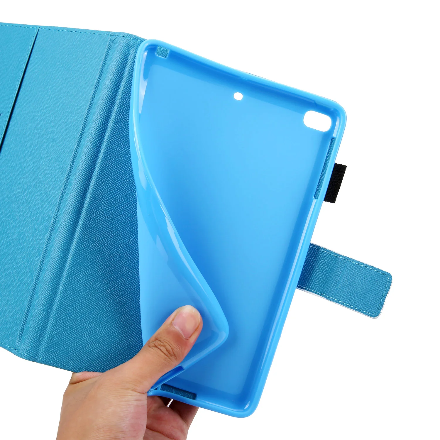 Cute Butterfly Panda Tiger for IPad Air 2 Case Leather Magnetic Cover Wallet Tablet Stand Card Pen Holder A1566 A1567 Flower | Компьютеры