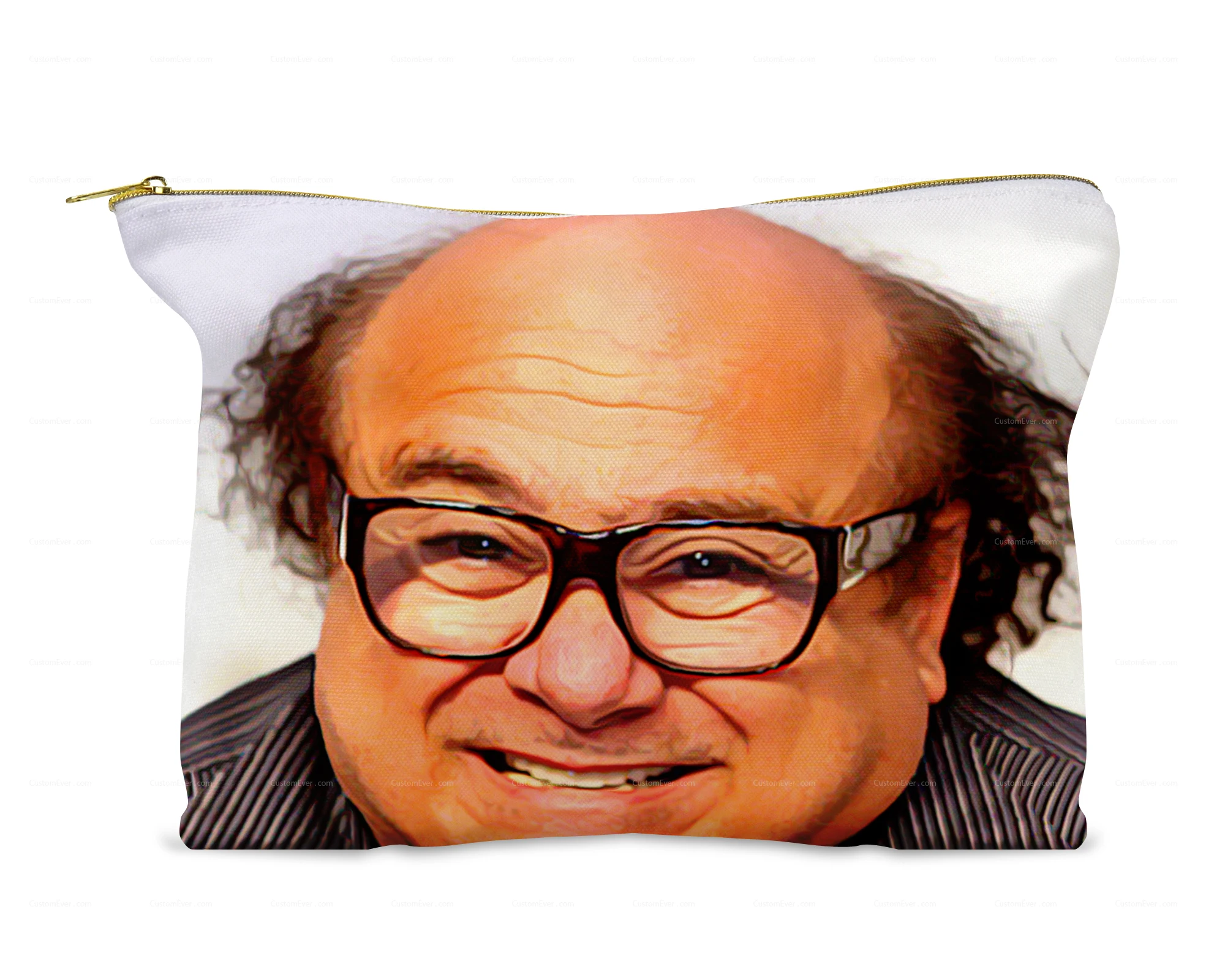 

Danny Devito cosmetic bag travel size toiletries zipper pouch small makeup bag cute travel bag for women