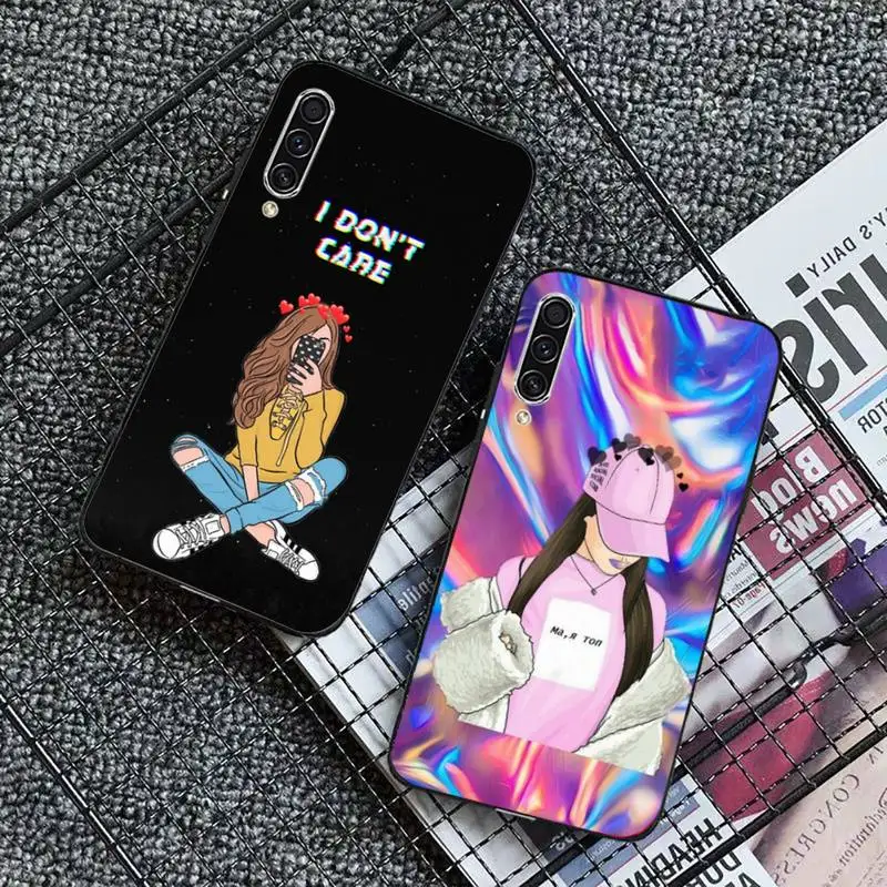 

ins heart senior boys and girls Phone Case For Samsung galaxy S 7 8 9 10 20 edge A 6 10 20 30 50 51 52 70 note plus mobile bags