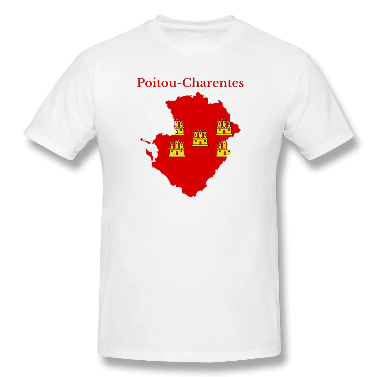 Poitou Charentes Карта Флаг Франции французский область Byhkg Для мужчин классический
