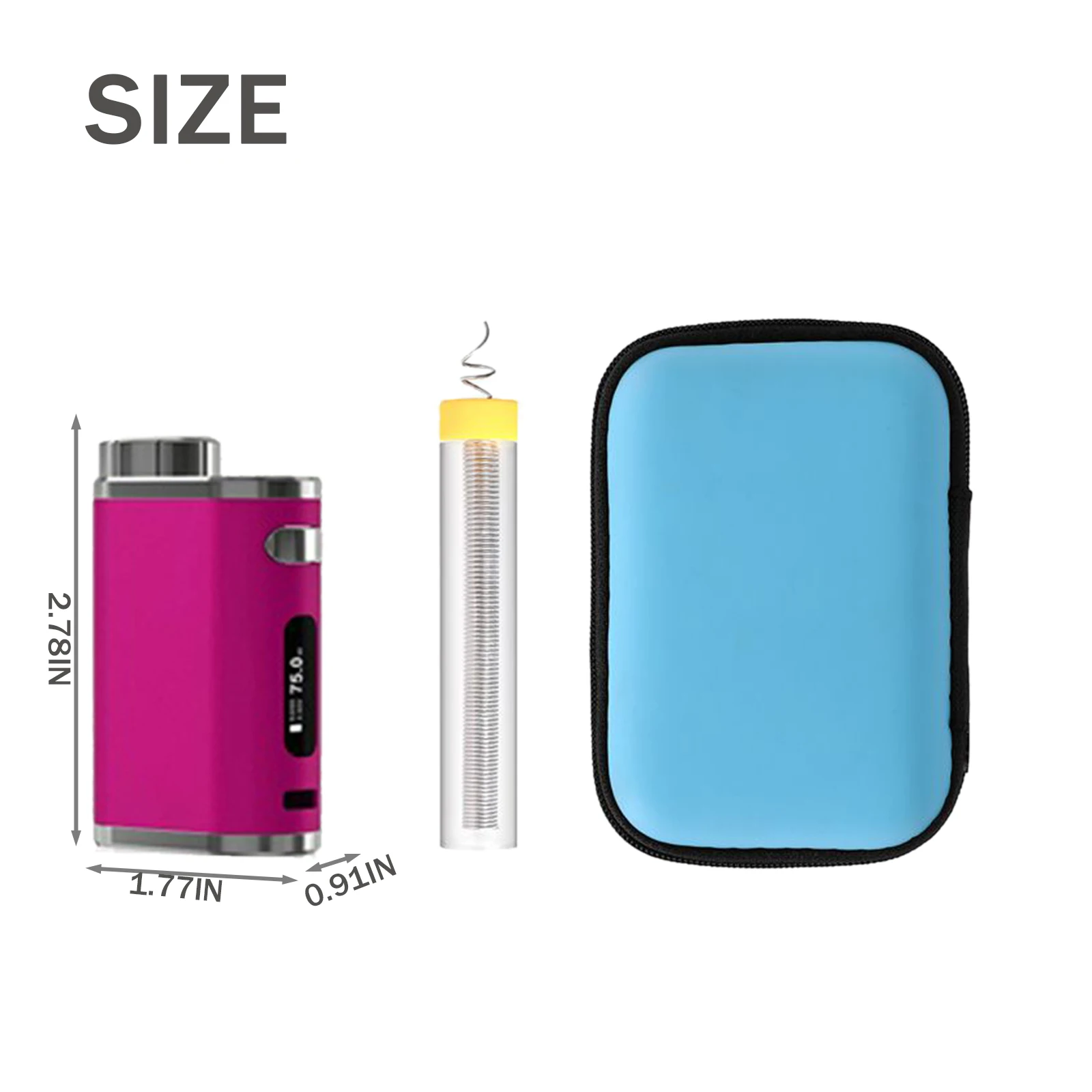 

1-75W Battery Soldering Iron Wireless Portable Rechargeable Soldering Iron 510 Interface Soldering Iron Head Outdoor Soldering