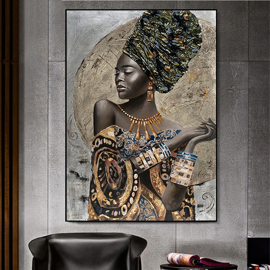 5D Алмазная мозаика сделай сам африканская черная женщина граффити искусство