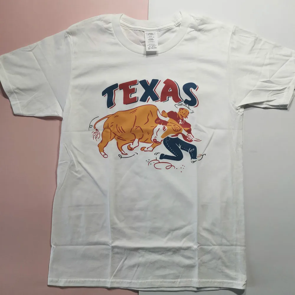 Женская футболка с принтом Humor Texas Matador Винтажная в стиле оверсайз из хлопка
