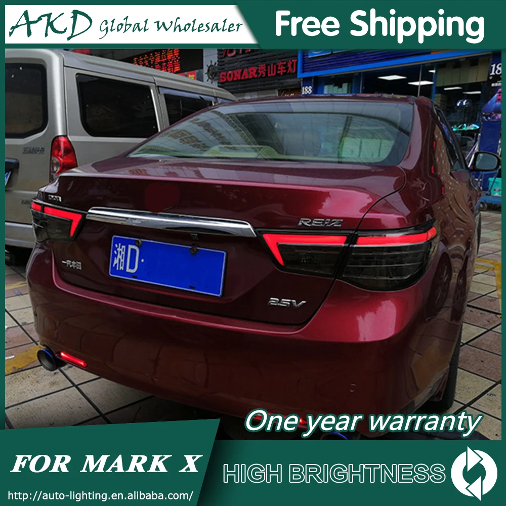 

AKD Tail Lamp for Reiz Mark X LED Tail Light 2010-2017 Reiz Mark X Rear Fog Brake Turn Signal Automotive Accessories