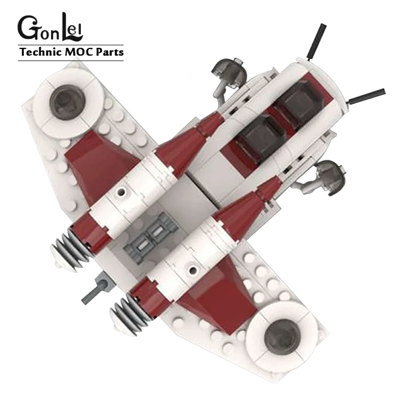 Новая Республика Gunship Midi Scale LAAT/i Звездный план MOC строительные блоки кирпичи серия