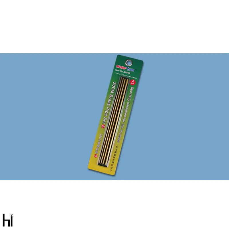 

Military Model Building Tools Trumpeter/Master Tools 09946- 20CM Brass Pipe Set 5-1.3,1.8,2.3,2.8