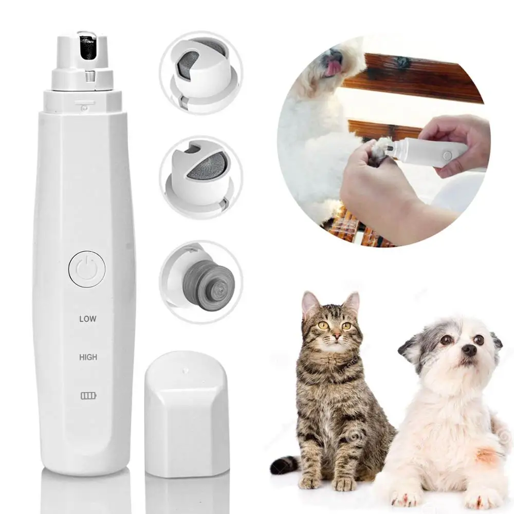 Электрическая USB машинка для маникюра домашних животных|Кусачки когтей собак| |